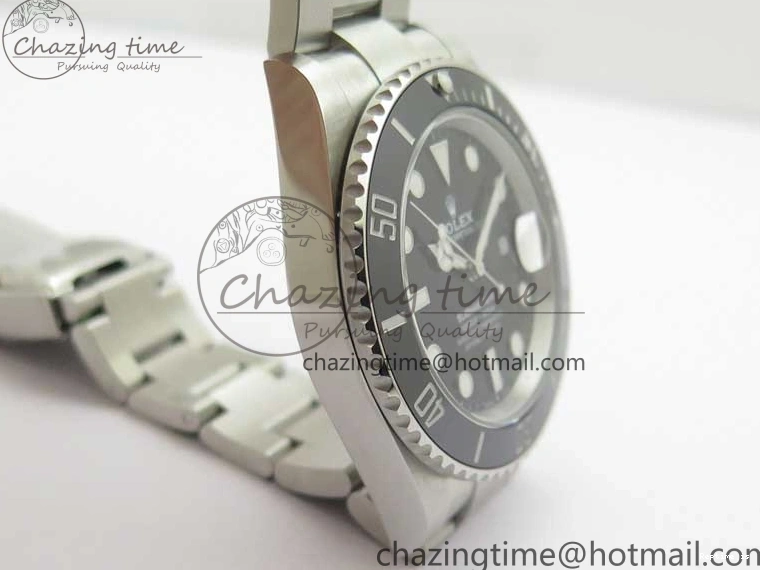 0102 Upgraded Submariner 41mm 126610 LN BP Maker Black Dial on SS Bracelet A 2592